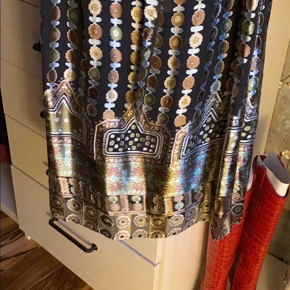 Fall colors dress with tie - Picture 2 of 7